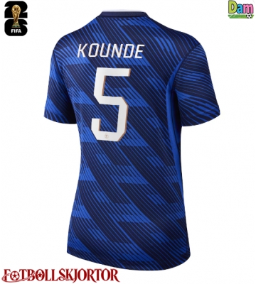 Frankrike Jules Kounde #5 Hemmatröja Dam VM 2026 Kortärmad